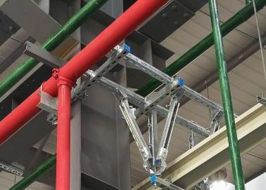 淳化该抗震支架的整体式支吊架结构协调性好